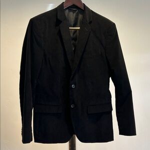 Banana Republic Men's Black Velvet Blazer size 42